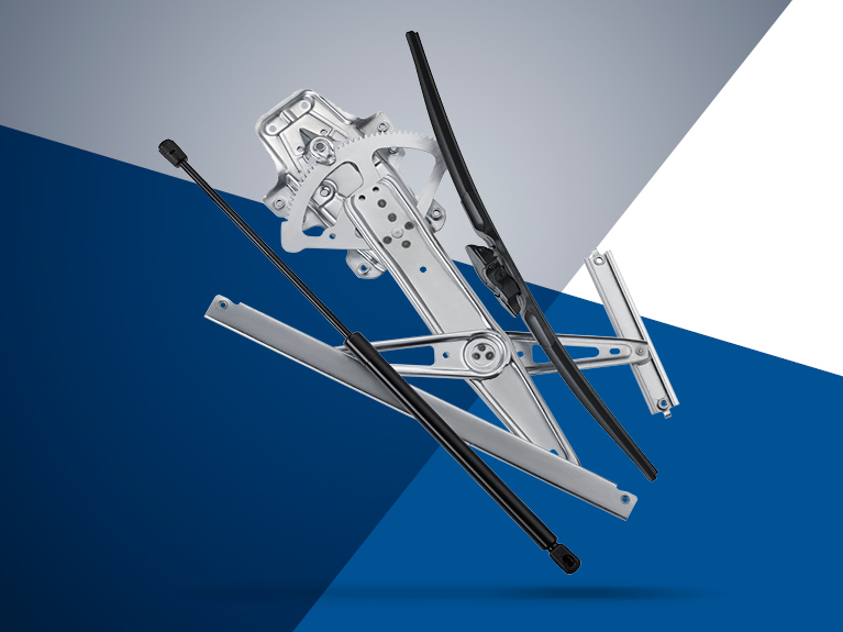 Group photo of body and interior parts